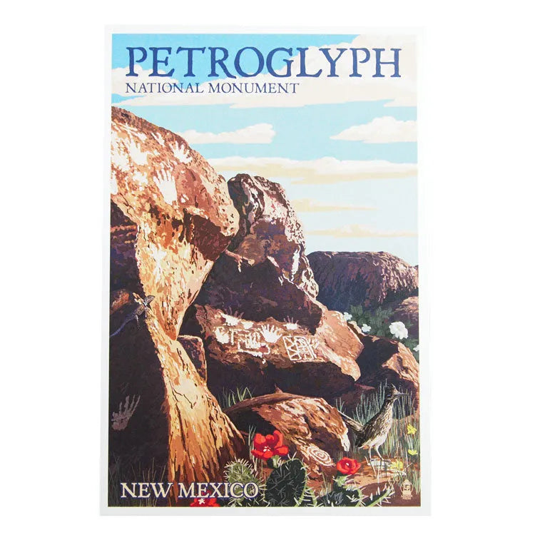 Petroglyph National Monument Postcard - Illustration