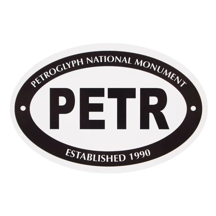 Petroglyph National Monument Sticker - Euro Oval