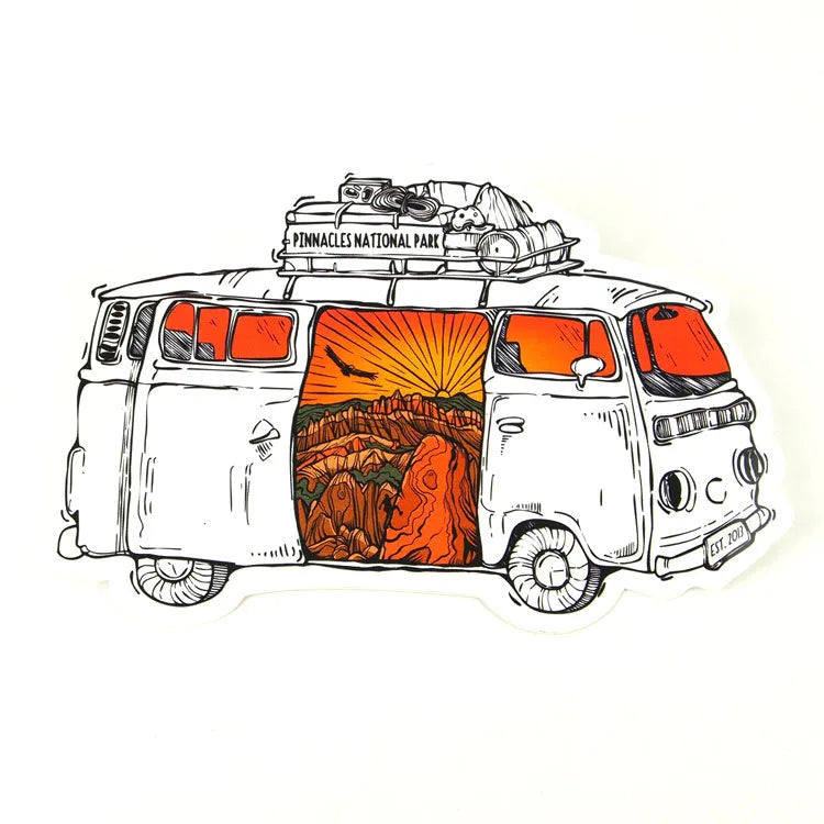 Pinnacles National Park Sticker - Van Tour