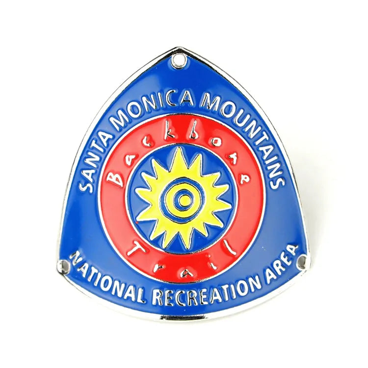 Santa Monica Mountains National Rec. Area Hiking Stick Medallion - Backbone Trail