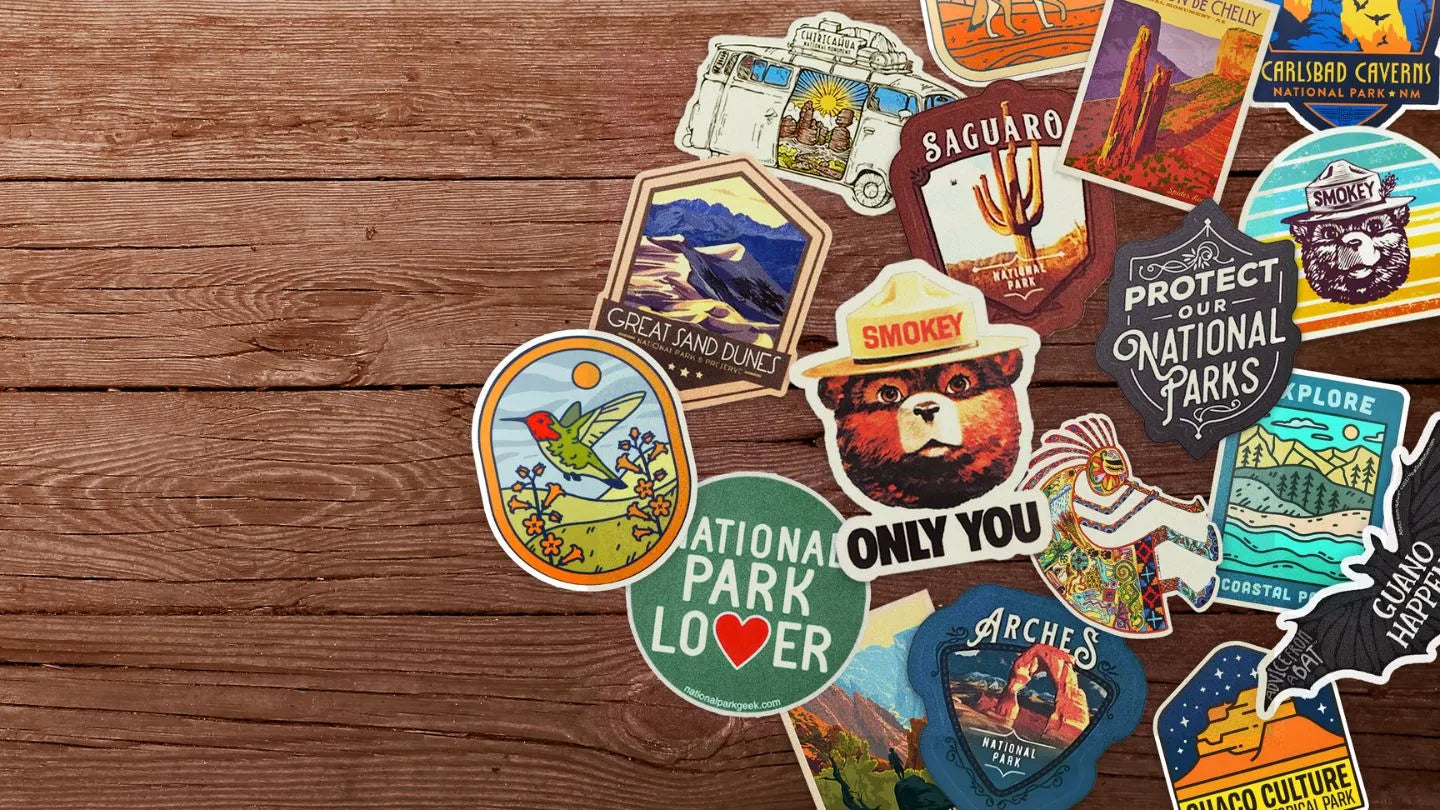 National Park Stickers: Stick 'Em in Your Cart!