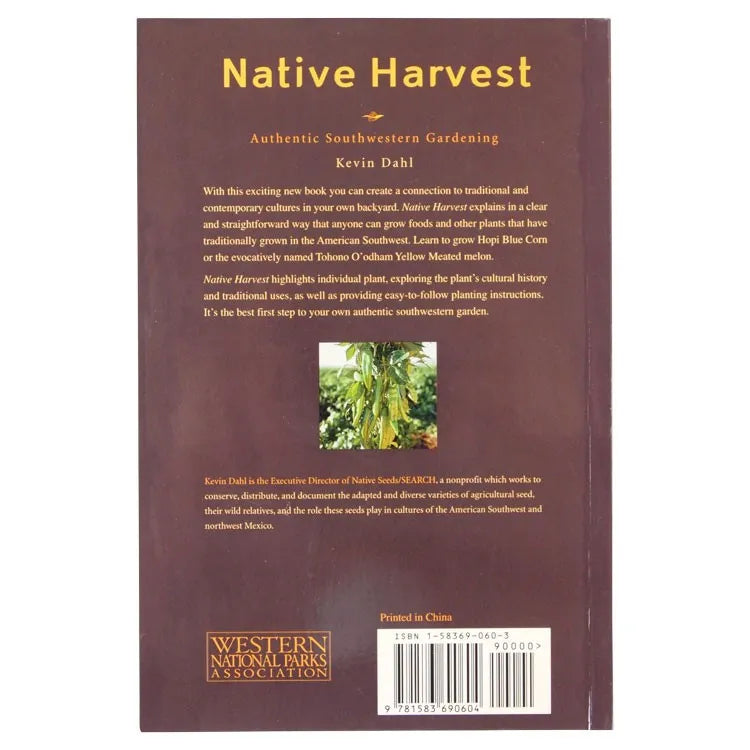 Native Harvest Back Cover