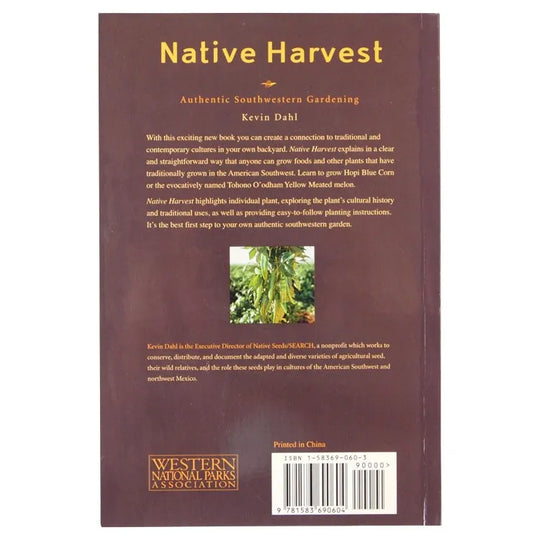 Native Harvest Back Cover