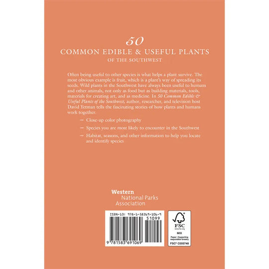 50 Common Edible & Useful Plants of the Southwest Back Cover