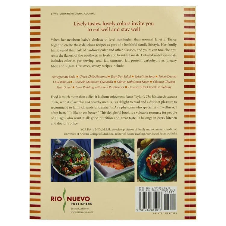 Healthy Southwest Table Back Cover