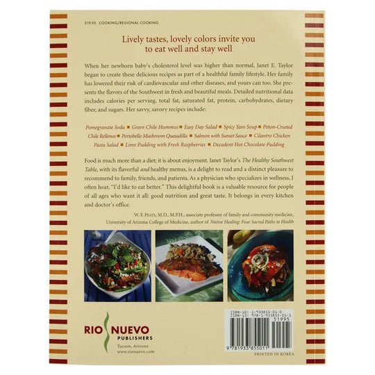 Healthy Southwest Table Back Cover