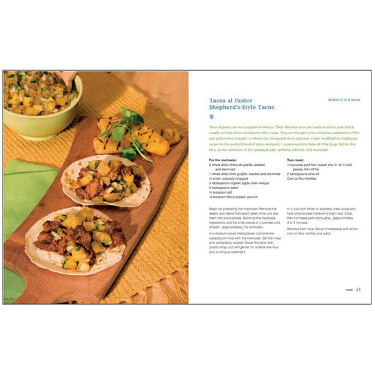 Taco Table Cookbook Interior Pages