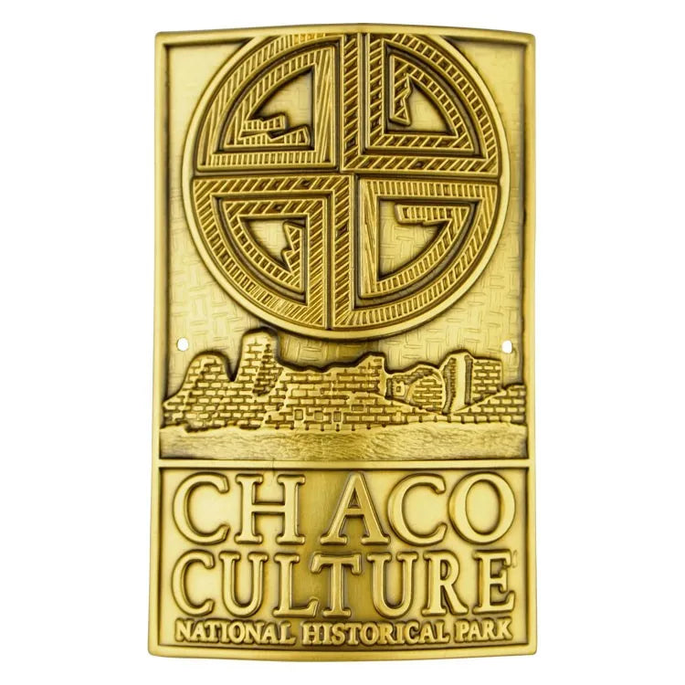 Chaco Culture National Hist. Park Hiking Stick Medallion - Logo