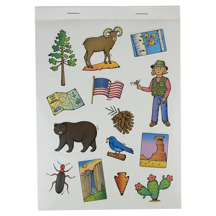 Junior Ranger Sticker Book Interior Page