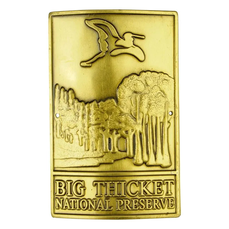 Big Thicket National Preserve Hiking Stick Medallion - Logo
