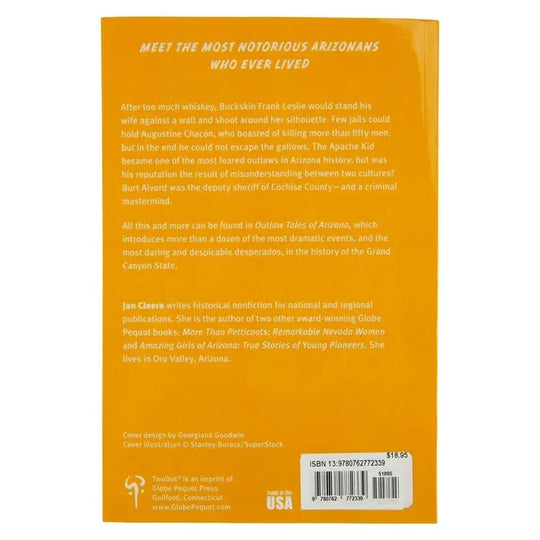 Outlaw Tales of Arizona Back Cover