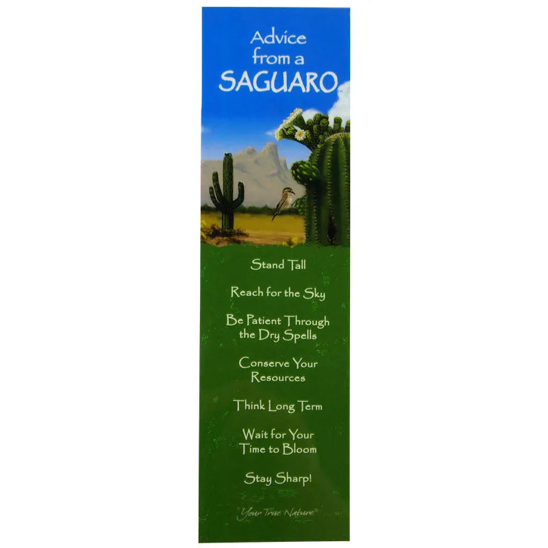 Advice from a Saguaro Bookmark Front