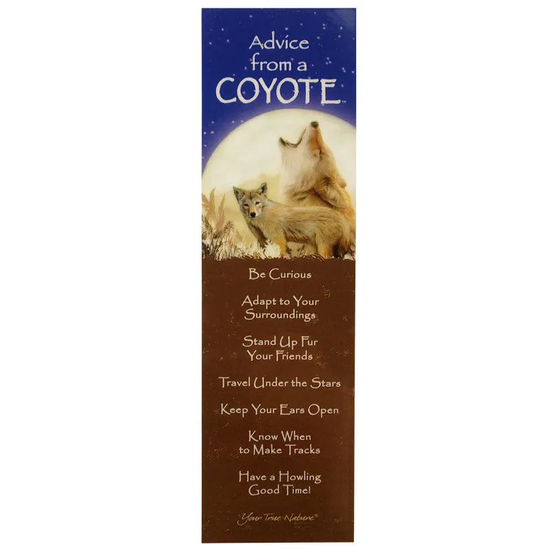 Advice from a Coyote Bookmark