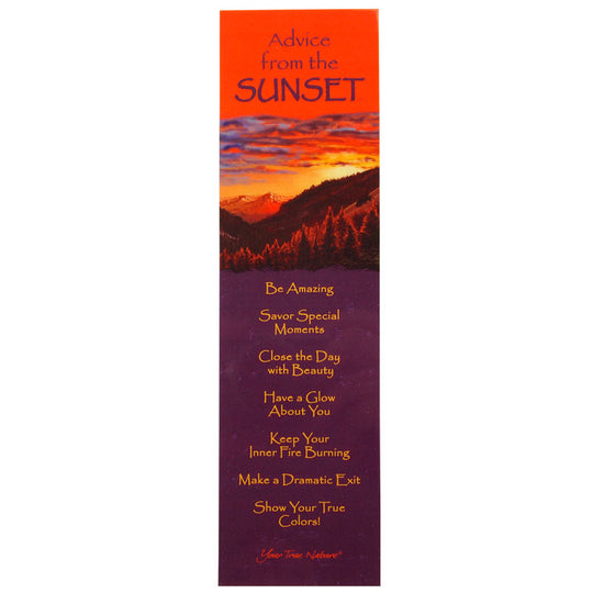 Advice from the Sunset Bookmark