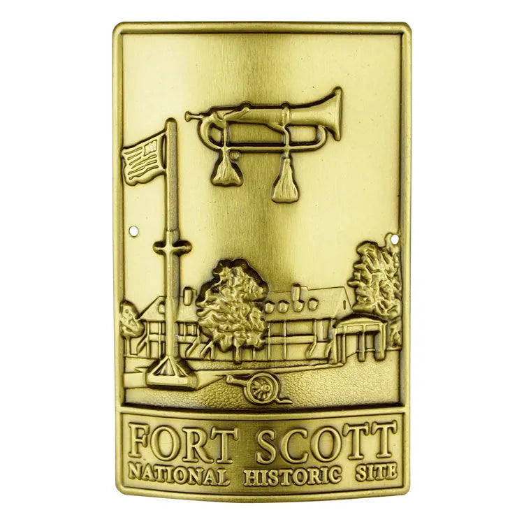 Fort Scott National Hist. Site Hiking Stick Medallion - Logo