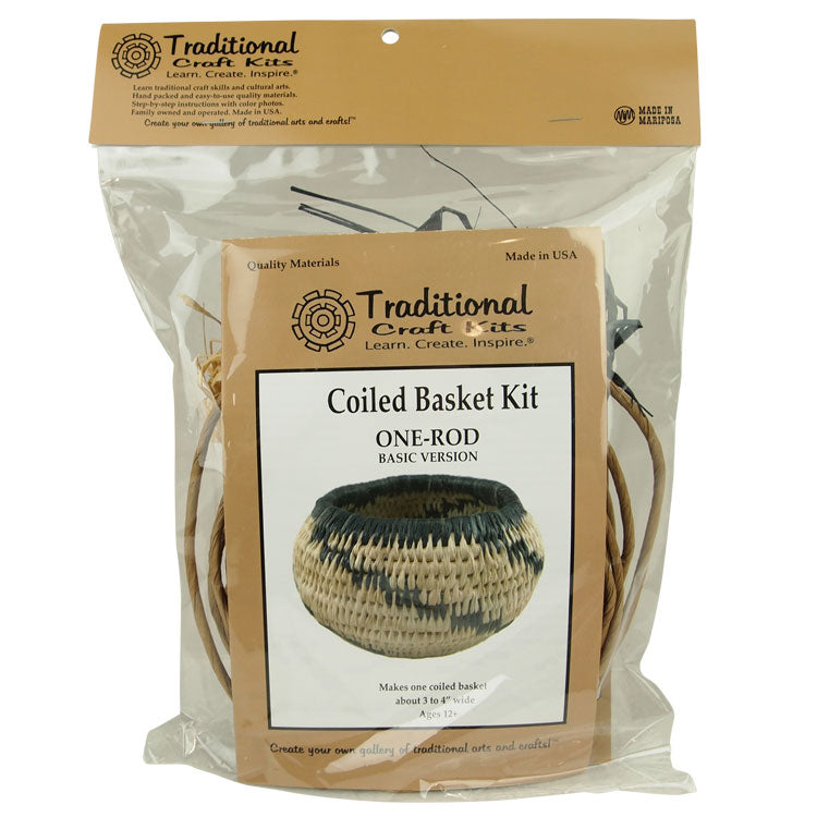 Traditional Craft Kit - One-Rod Coiled Basket | WNPA - Western