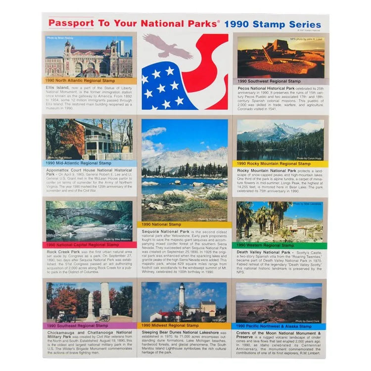 1990 Passport To Your National Parks® Stamp Set