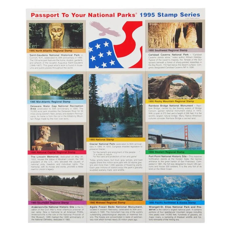 1995 Passport To Your National Parks® Stamp Set