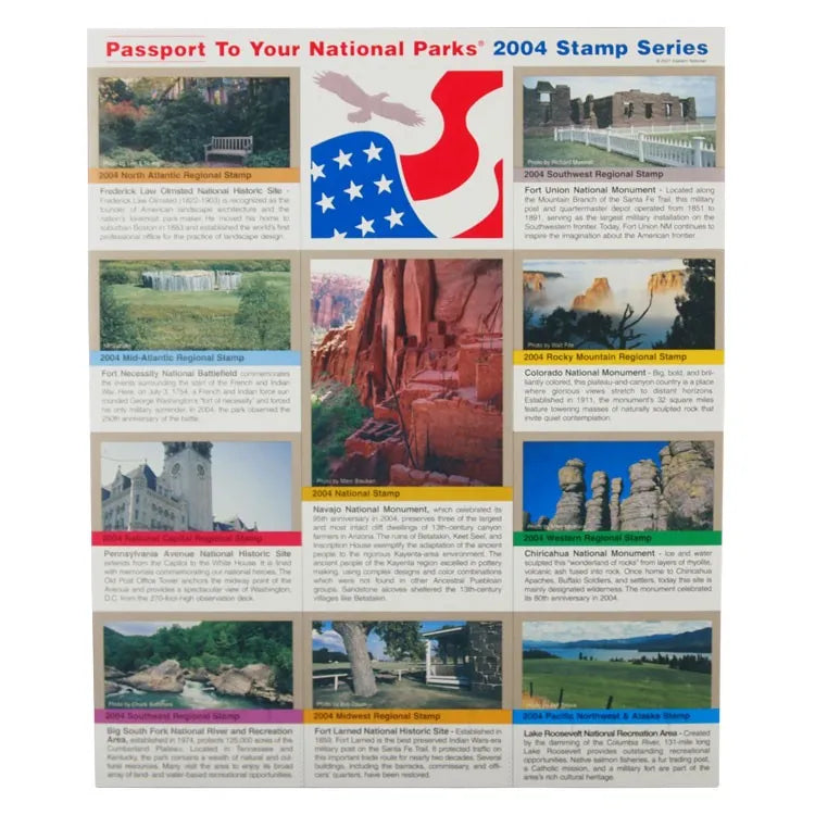 2004 Passport To Your National Parks® Stamp Set