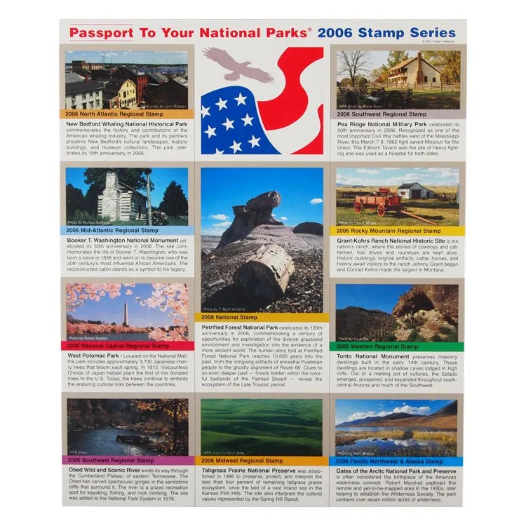 2006 Passport To Your National Parks® Stamp Set - WNP