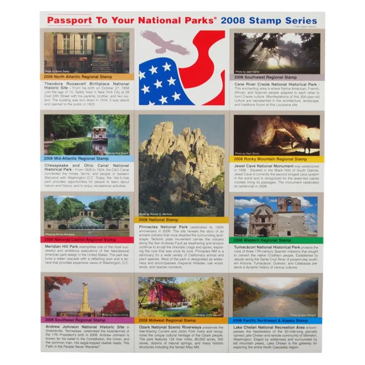 2008 Passport To Your National Parks® Stamp Set