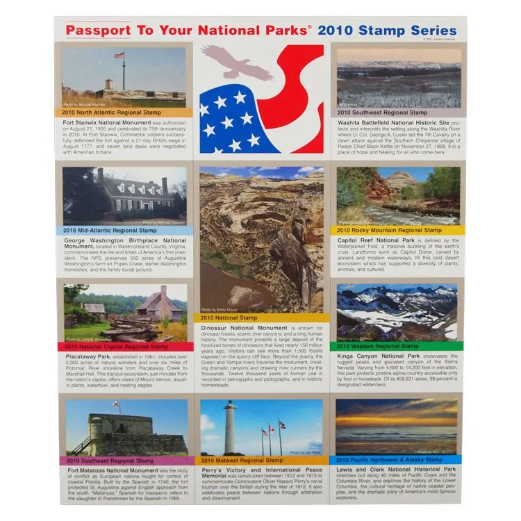 2010 Passport To Your National Parks® Stamp Set