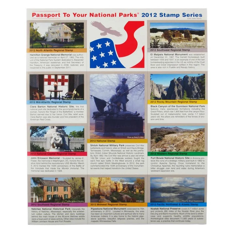 2012 Passport To Your National Parks® Stamp Set