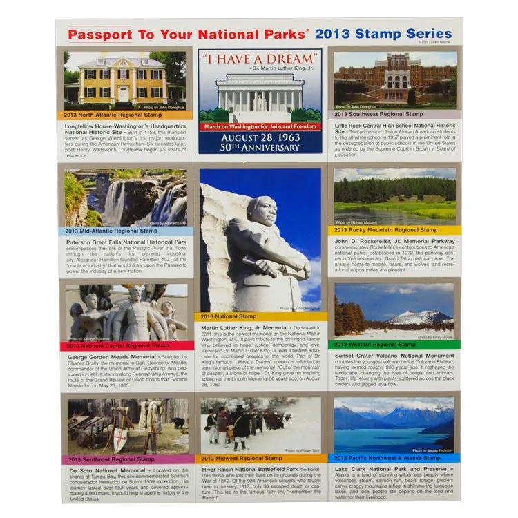 2013 Passport To Your National Parks® Stamp Set