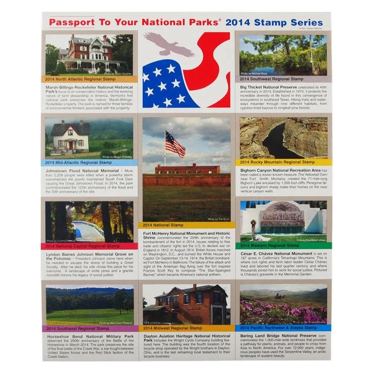 2014 Passport To Your National Parks® Stamp Set