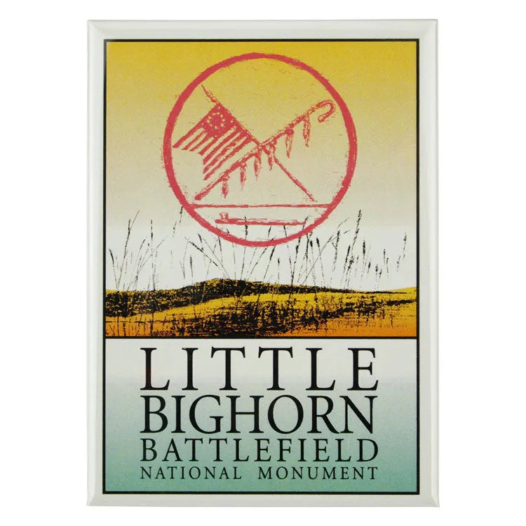 Little Bighorn Battlefield Magnet - Logo