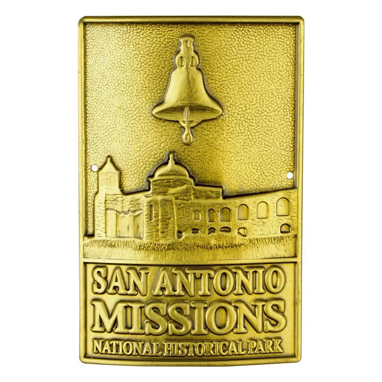 San Antonio Missions National Hist. Park Hiking Stick Medallion - Logo