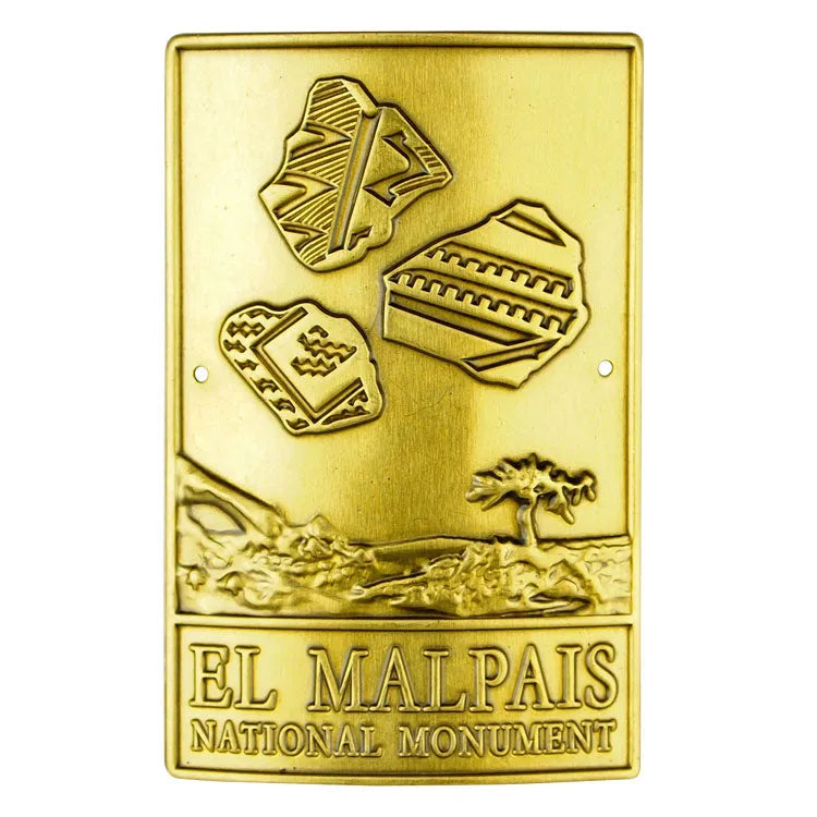 El Malpais National Monument Hiking Stick Medallion - Logo
