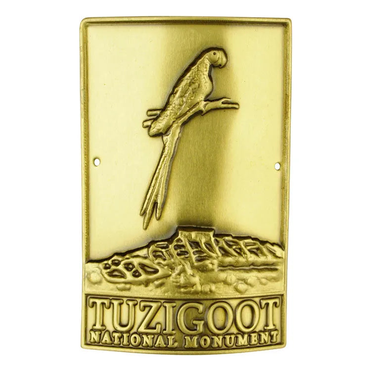 Tuzigoot National Monument Hiking Stick Medallion - Logo