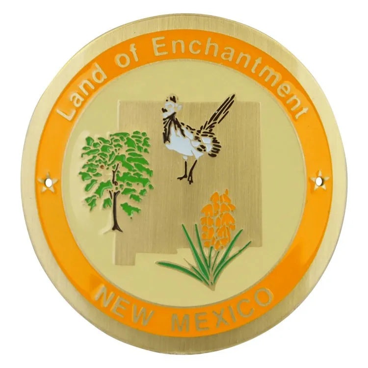 New Mexico Hiking Stick Medallion