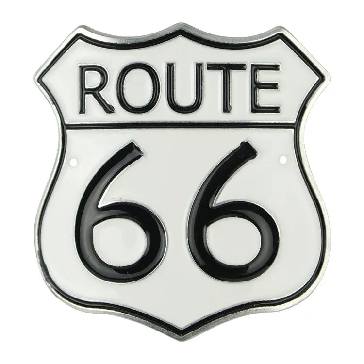Route 66 Hiking Stick Medallion