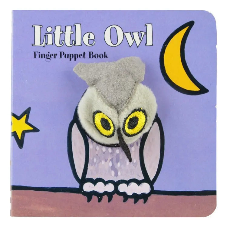 Little Owl Finger Puppet Book front cover