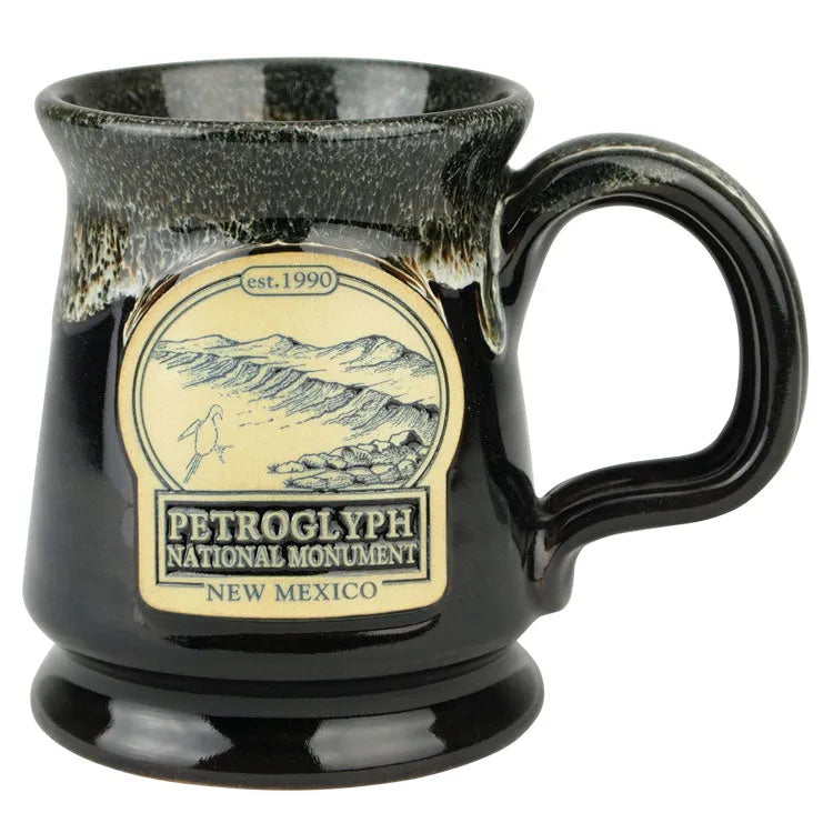 Petroglyph National Monument Footed Mug from Deneen Pottery