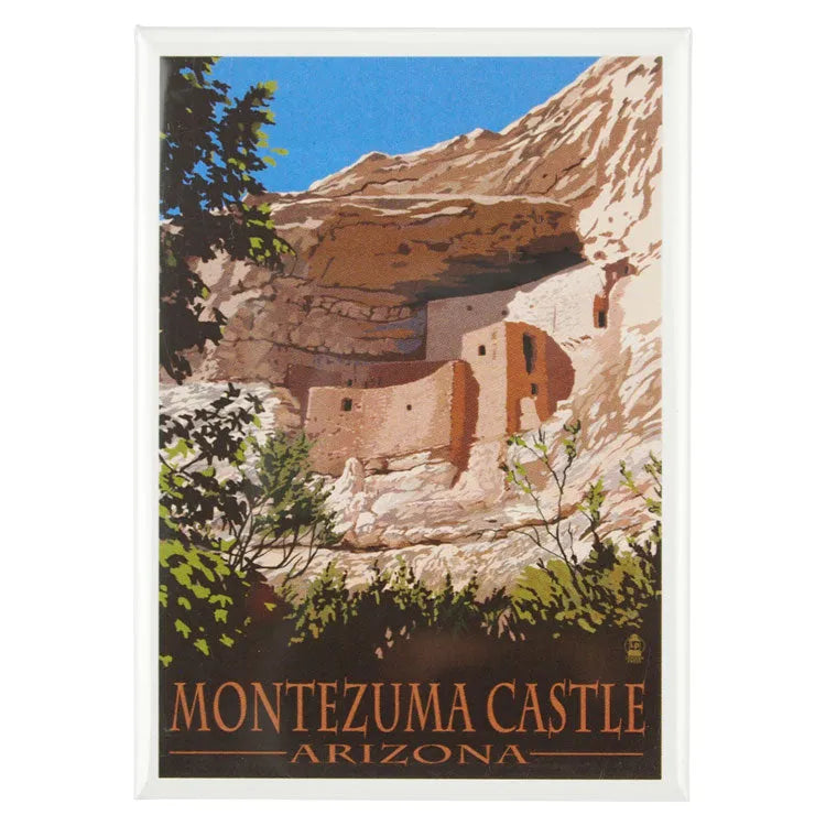 Montezuma Castle National Monument Magnet - Illustration