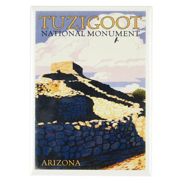 Tuzigoot National Monument Magnet - Illustration