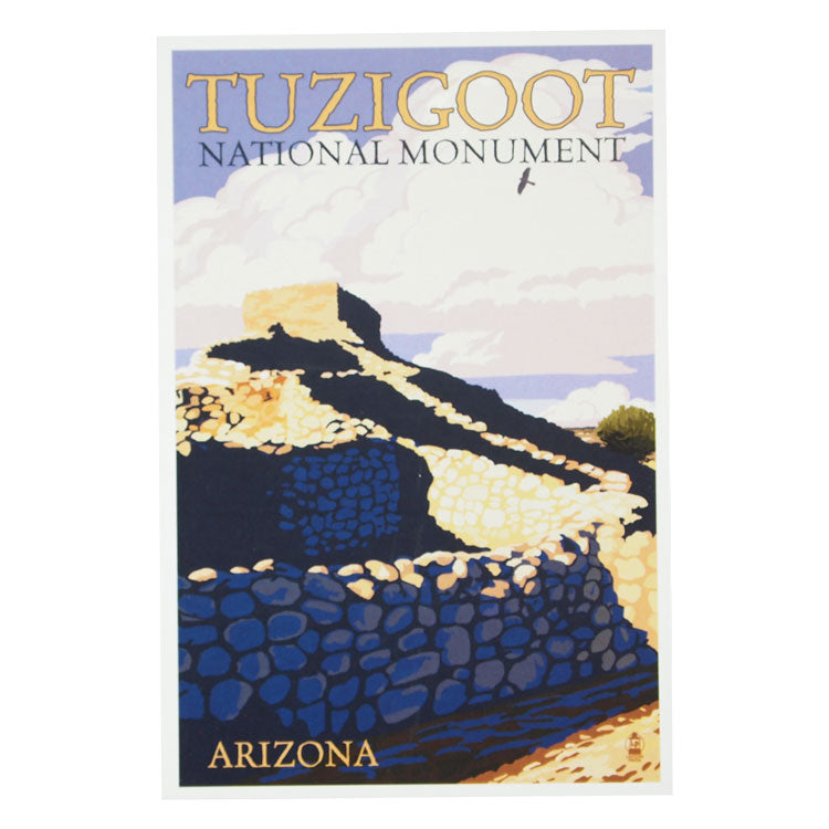 Tuzigoot National Monument Postcard - Illustration