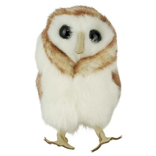 Barn Owl Mini Puppet Plush Toy front