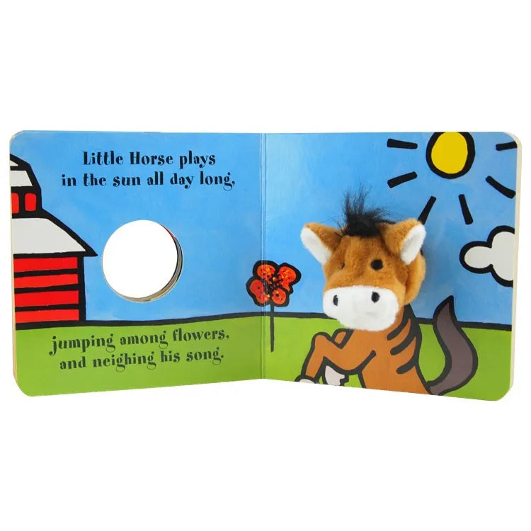 Little Horse Finger Puppet Book interior pages