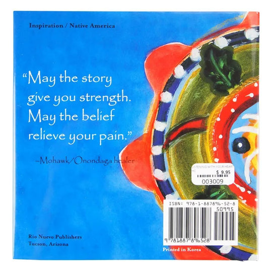 Listening With Your Heart back cover with colorful art