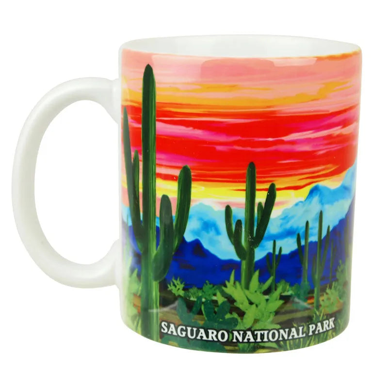 Saguaro National Park Mug - Saguaro Sunset