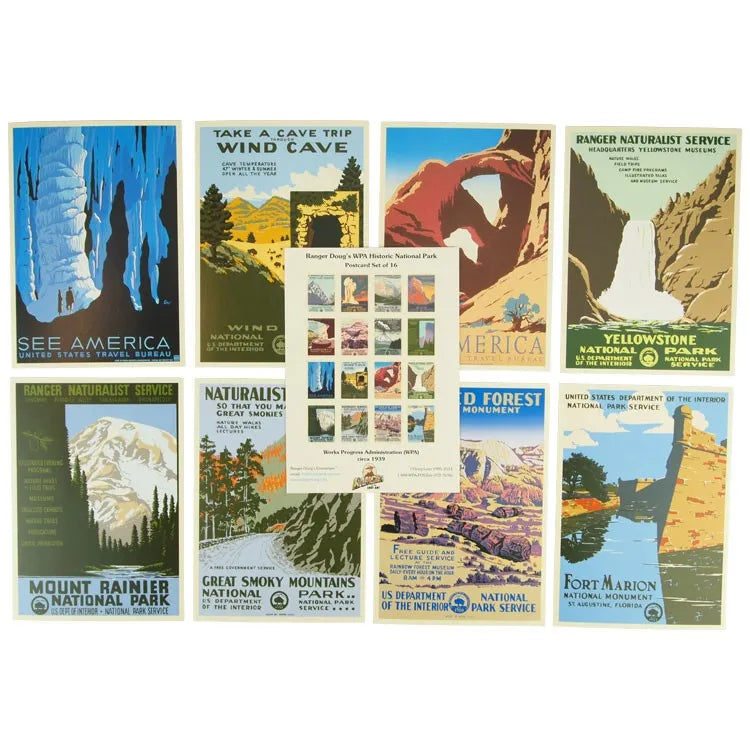 Historic WPA Syle Postcard Set