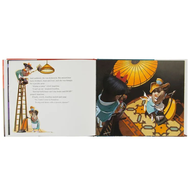 Josefina Javelina interior pages with playful javelina images