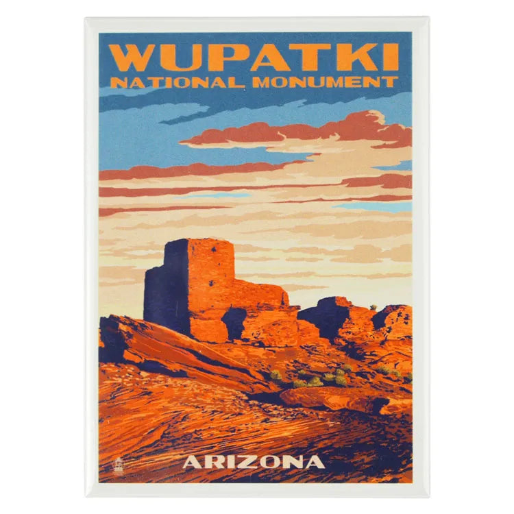 Wupatki National Monument Magnet - Illustration