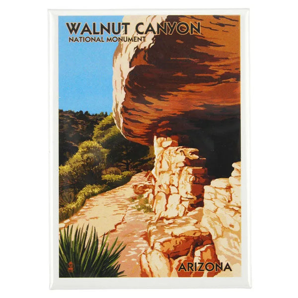 Walnut Canyon NM Cave Magnet - WNP | National Park Store