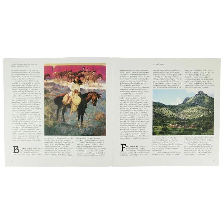 Fort Bowie National Historic Site Book Interior Pages