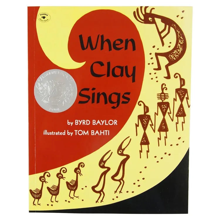 When Clay Sings front cover featuring indigenous art